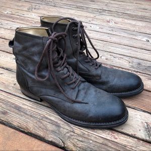 Frye Men’s Tyler Lace up Leather boots